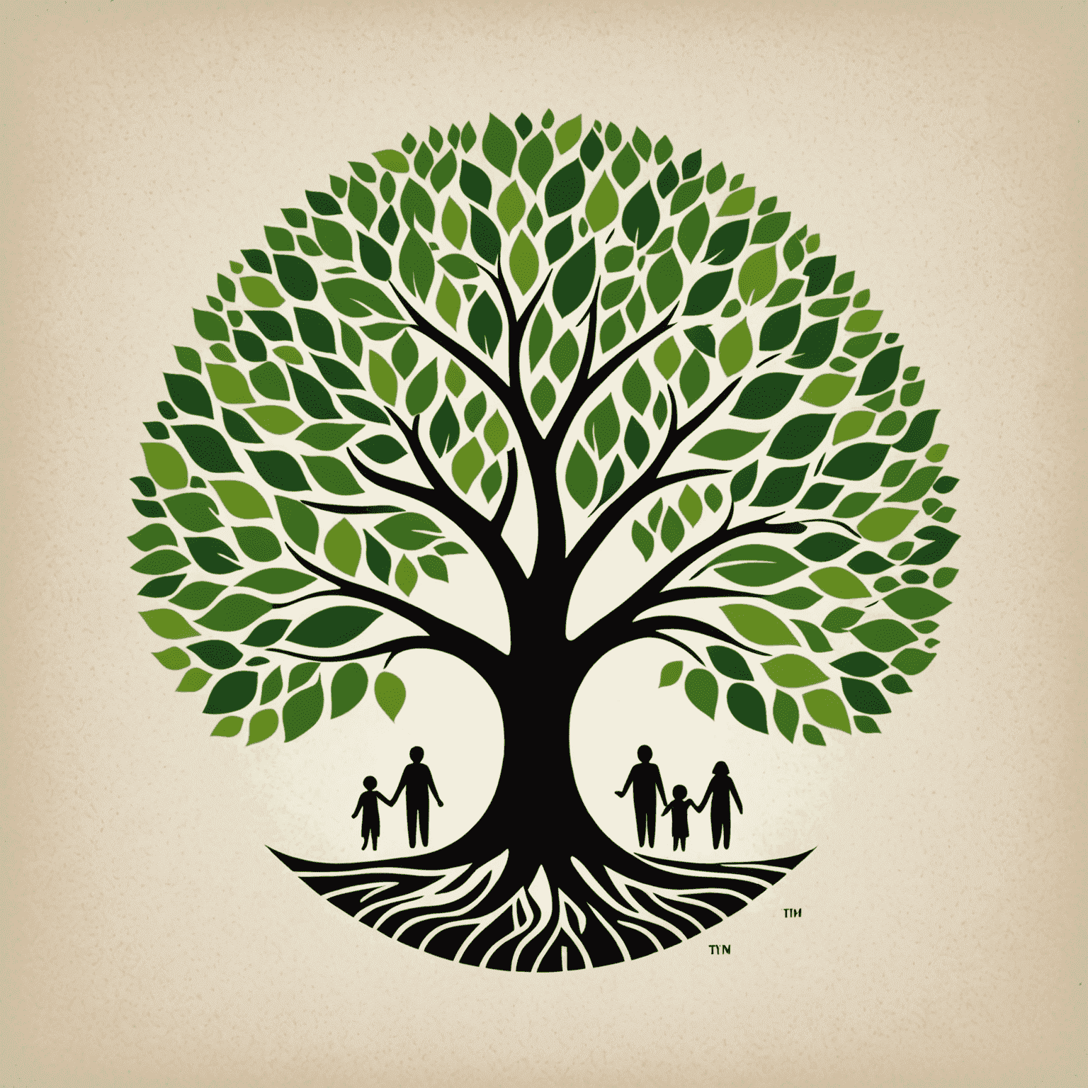 Fostainter logo - A stylized tree with community members as leaves, symbolizing growth and collaboration